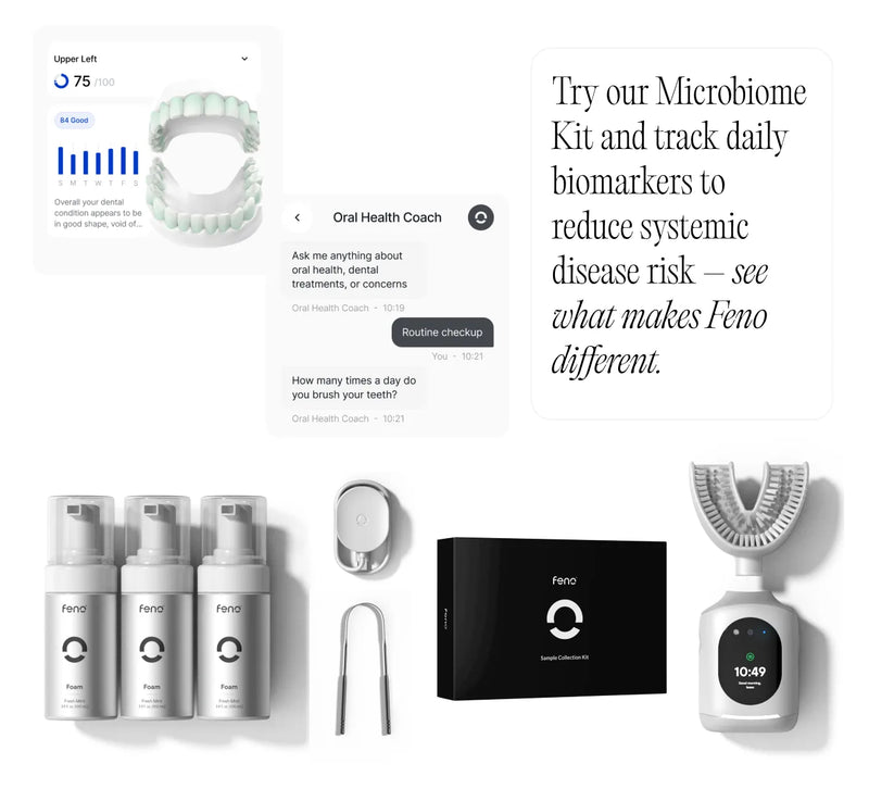 Electric U shaped toothbrush with smart display, foam cleanser, and magnetic charging dock for hands-free oral care.